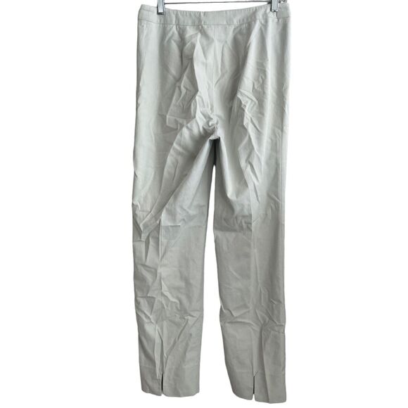 Piazza Sempione Pants Womens 30x29 Beige Light Green Ankle Slit - Picture 2 of 10